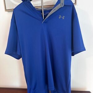 Under Armour Men's Blue Polo Shirt Size XL